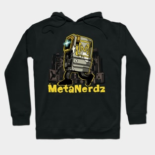 MetaNErdz Original Gonk Design Outlined in Yellow Hoodie